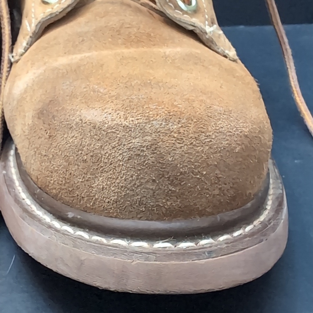 Honchos Split Leather Upper Tan Steel Toe Work Boots,8.5 E. - Picture 5 of 13